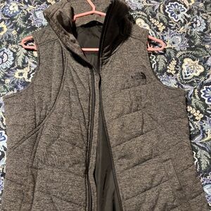 Northface gray vest in small